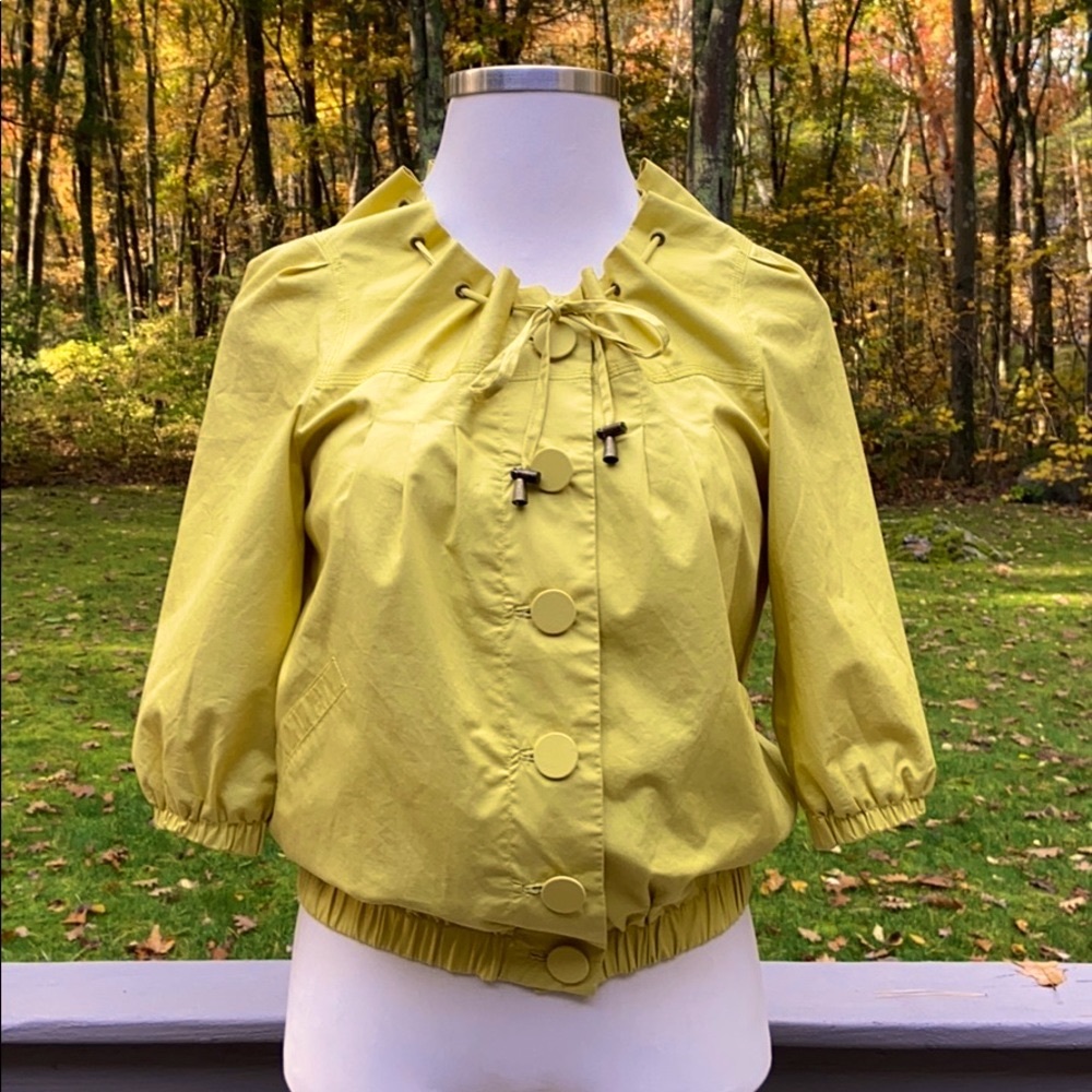 Luii Lightweight Drawstring Collar Lined Jacket S - image 1